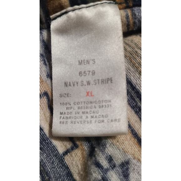 VTG WOOLRICH MEN'S SOUTHWEST PRINT 100% COTTON FLANNEL LS BUTTON DOWN SHIRT XL - Picture 8 of 9